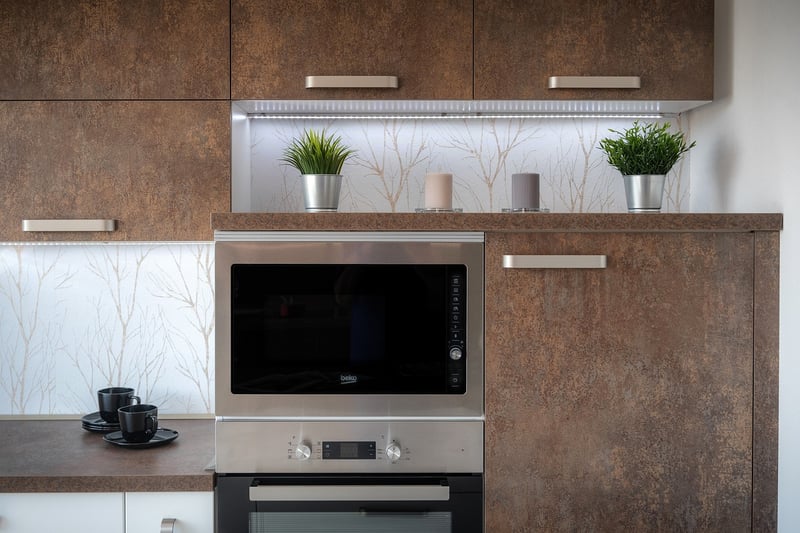 Kitchen with modern gadgets